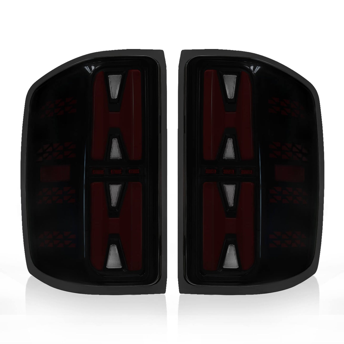 LED Tail Lights for 2015-2018 Chevy Silverado 1500, 2500HD, 3500HD, for 2016-2018 GMC Sierra 3500HD