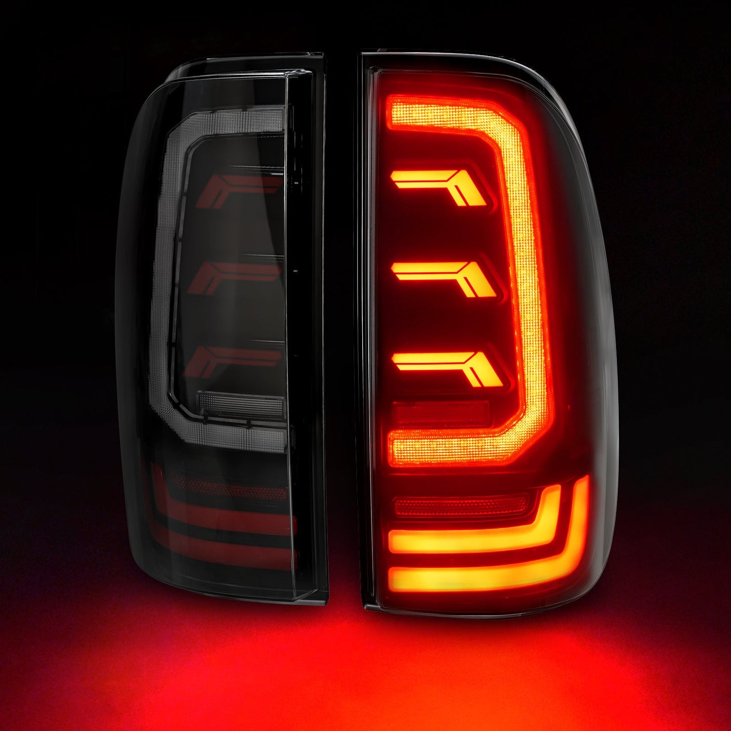 LED Tail Light for 2008-2016 Ford F250 F350 F450 F550 with Smoked Lens