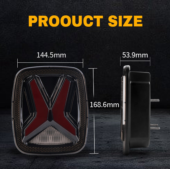 LED Tail Lights for Jeep Wrangler CJ YJ TJ (1 pair)