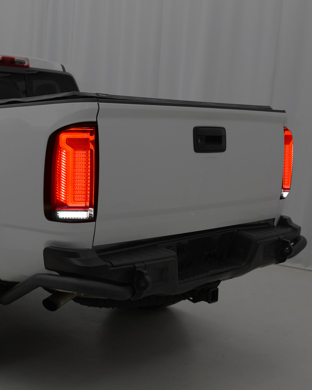 Full LED Tail Lights for Chevrolet Colorado 2015-2022 Rear Light Assembly, Running Lights,Turn Signals, Brake Lights, Reverse Lights, Driver & Passenger Side - Smoked