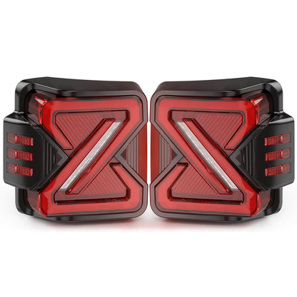 LED Tail Lights for 2007-2018 Jeep Wrangler JK, JKU, Sport, Sahara, Rubicon (1 pair)
