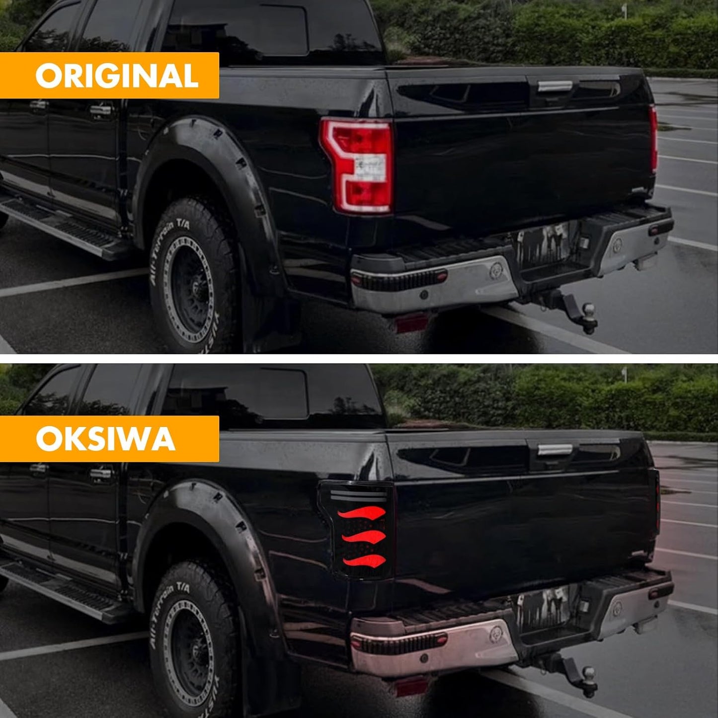 LED Tail Light for 2015-2020 Ford F150 with Smoked Lens (1 pair)