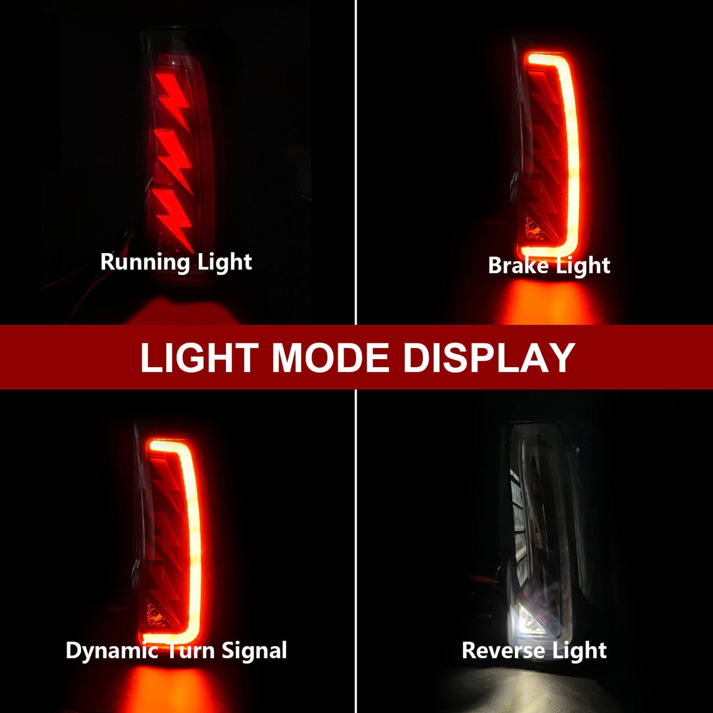 LED Tail Lights for 2003-2006 Chevy Silverado 1500/1500HD, 2003-2006 Chevy Silverado 2500/2500HD, and 2004-2006 Chevy Silverado 3500