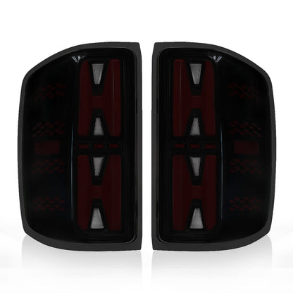 LED Tail Lights for 2015-2018 Chevy Silverado 1500, 2500HD, 3500HD, for 2016-2018 GMC Sierra 3500HD
