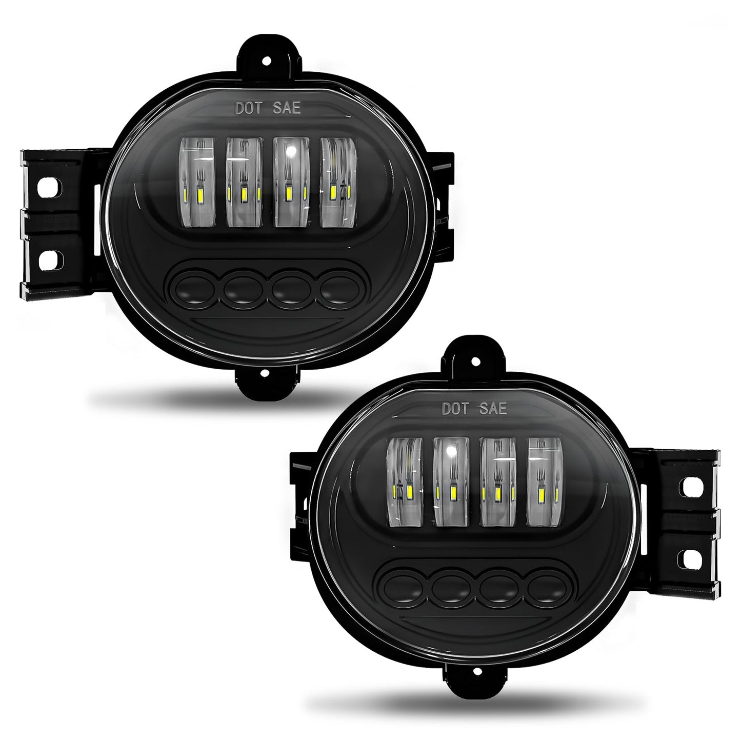 LED Fog Lights for Dodge 2002-2008 Ram 1500, 2003-2009 Ram 2500 3500 Pickup 2004-2006 Durango Upgrade and Modified 1 Pair Led Fog Lamp