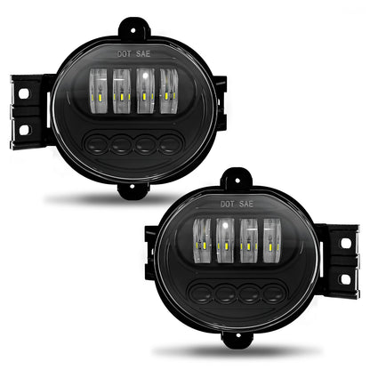 LED Fog Lights for Dodge 2002-2008 Ram 1500, 2003-2009 Ram 2500 3500 Pickup 2004-2006 Durango Upgrade and Modified 1 Pair Led Fog Lamp