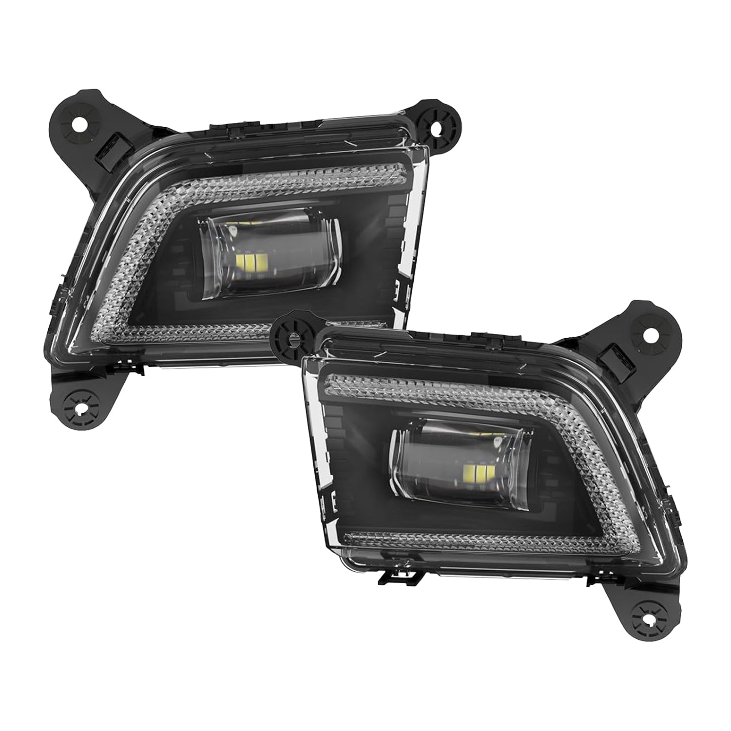 2019–2023 Chevy Silverado 1500 / 2500HD / 3500HD LED Fog Lights | DRL + Sequential Turn Signal