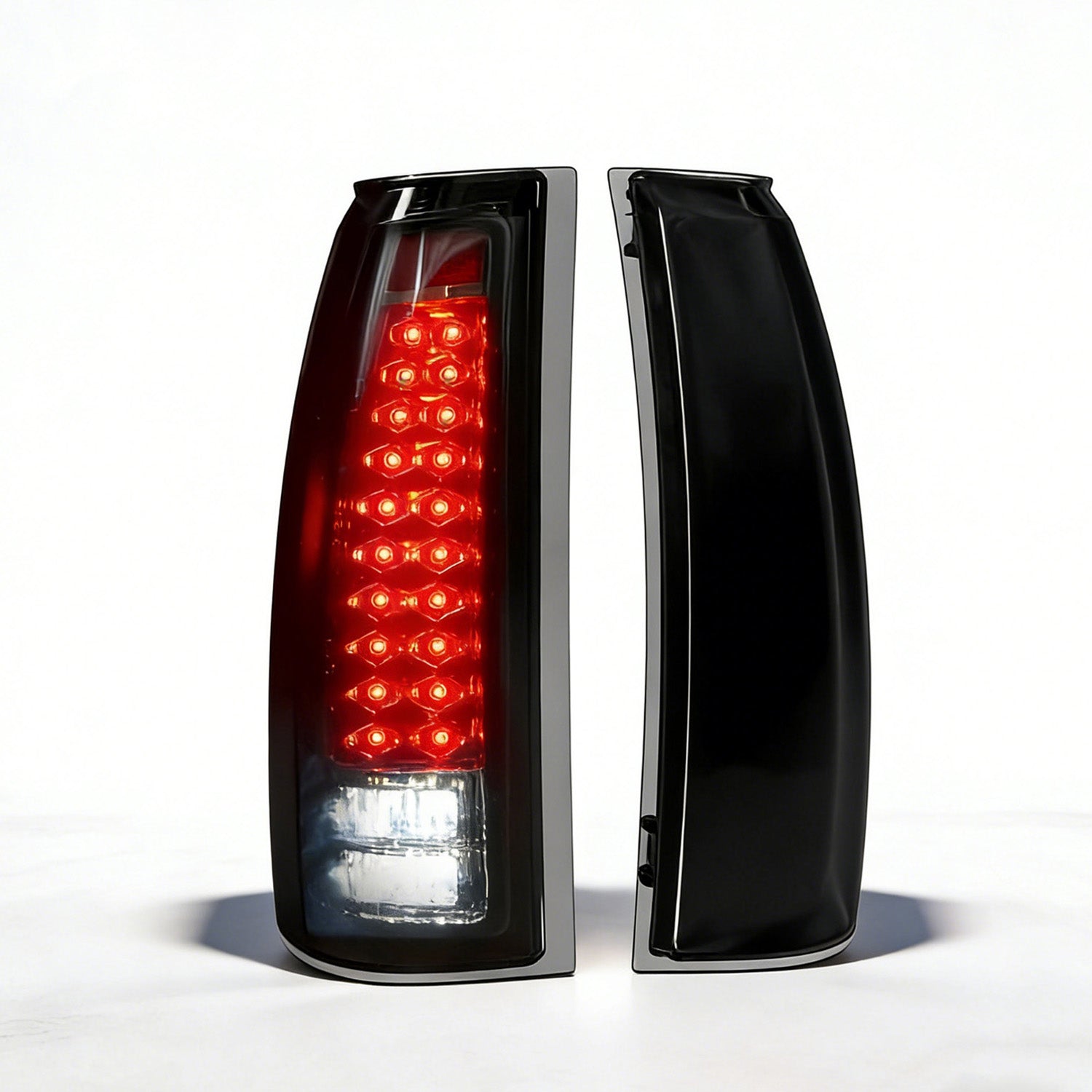 1988-1999 Chevy/GMC C/K Silverado/Suburban/Tahoe & Sierra/Yukon LED Tail Lights | Smoked | Turn Signal & Brake & Reverse