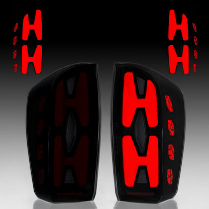 Tail Lights for 2016-2023 Toyota Tacoma with Smoked Lenses
