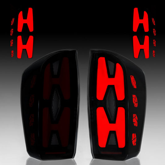 Tail Lights for 2016-2023 Toyota Tacoma with Smoked Lenses