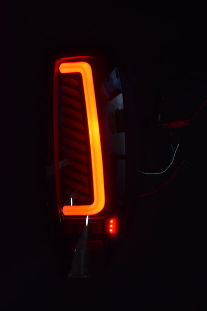 Full Led tail lights for 2004-2012 Chevy Colorado,GMC Canyon Starting Animated Rear Light Assembly, Dynamic Turn Signal,Brake Light,Reverse Light Smoked