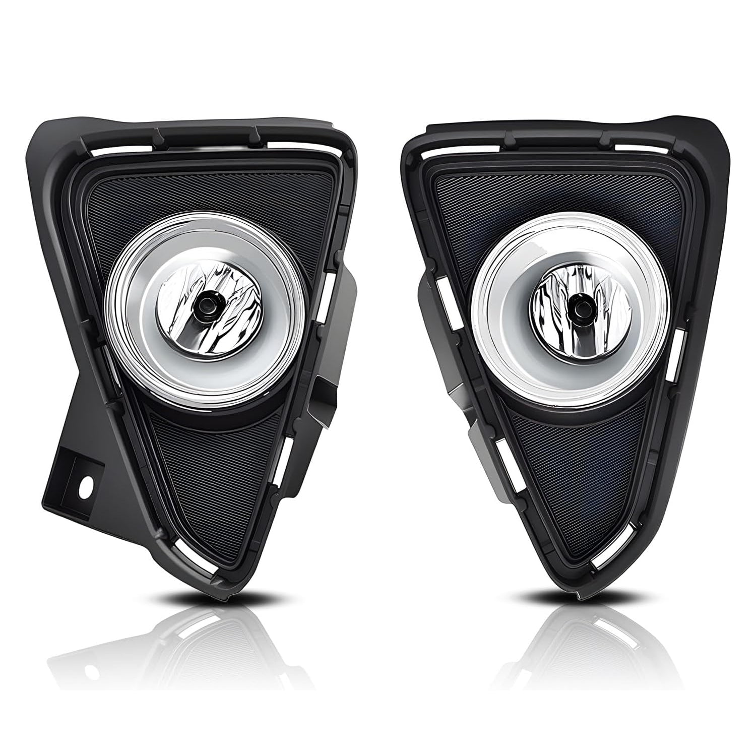 2016-2018 Toyota RAV4 Front Bumper Fog Lights Assembly with Bezels – Clear Lens