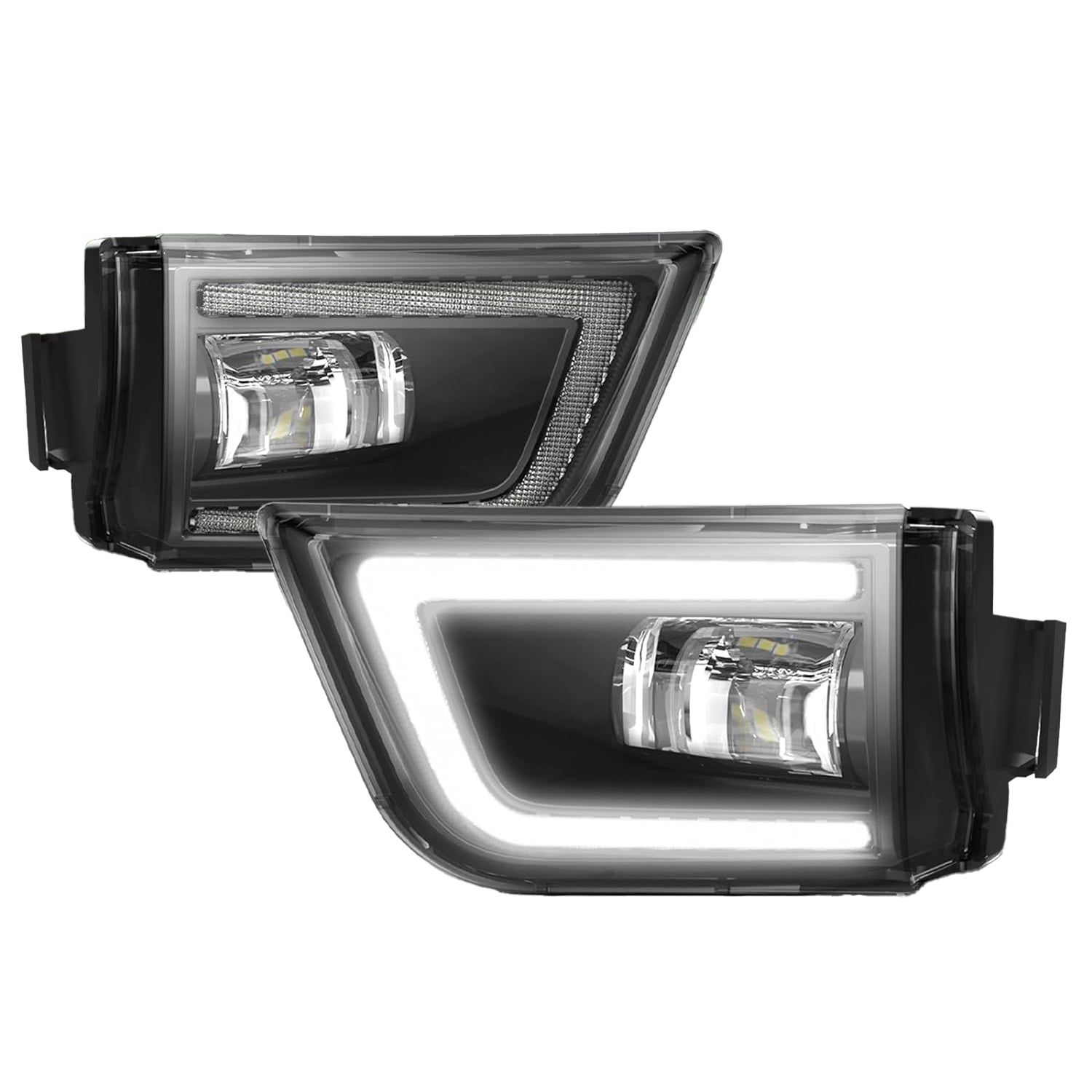 2003–2005 Toyota 4Runner LED Fog Lights | DRL & Turn Signal | Clear Lens | Plug & Play | 1 Pair