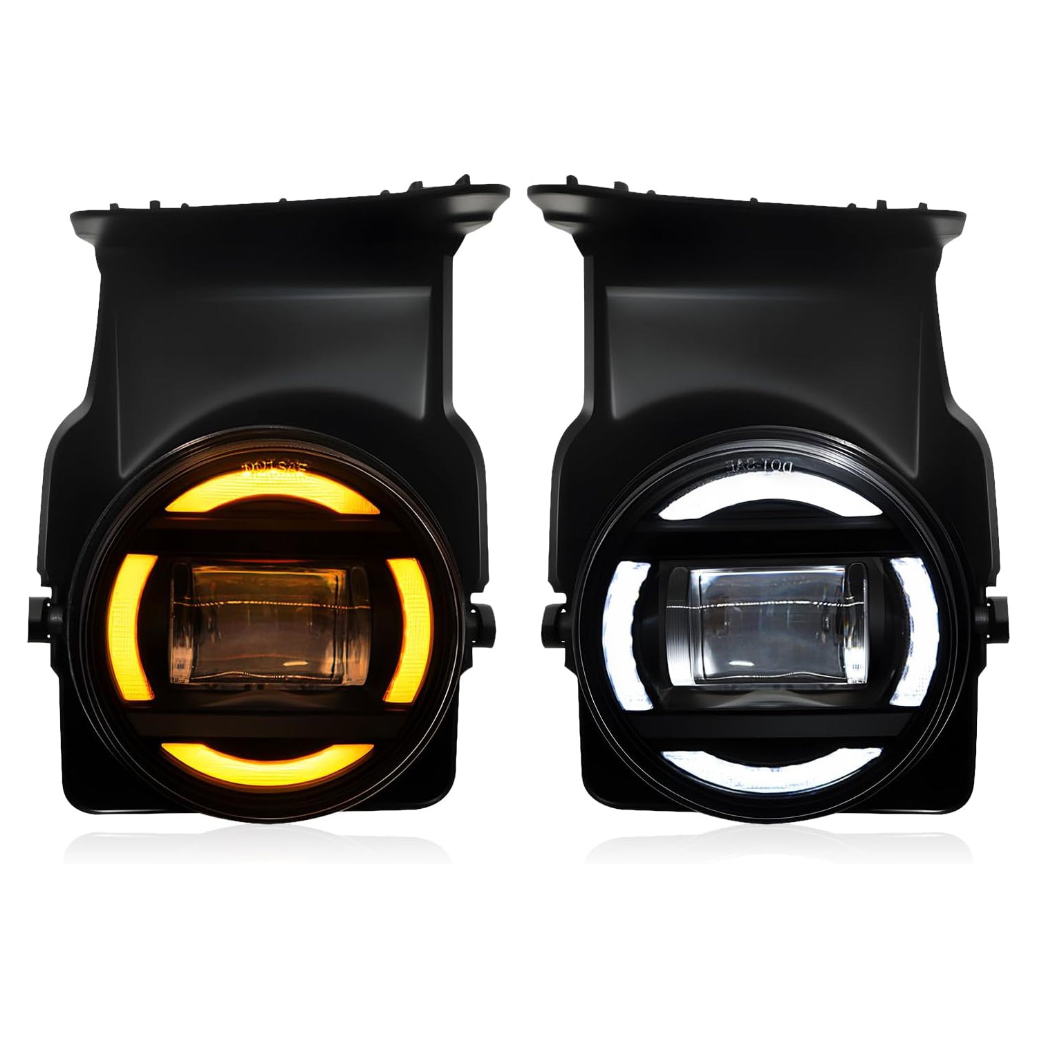 2003–2006 GMC Sierra LED Fog Lights Replacement | Wide Illumination | Plug & Play | 1 Pair
