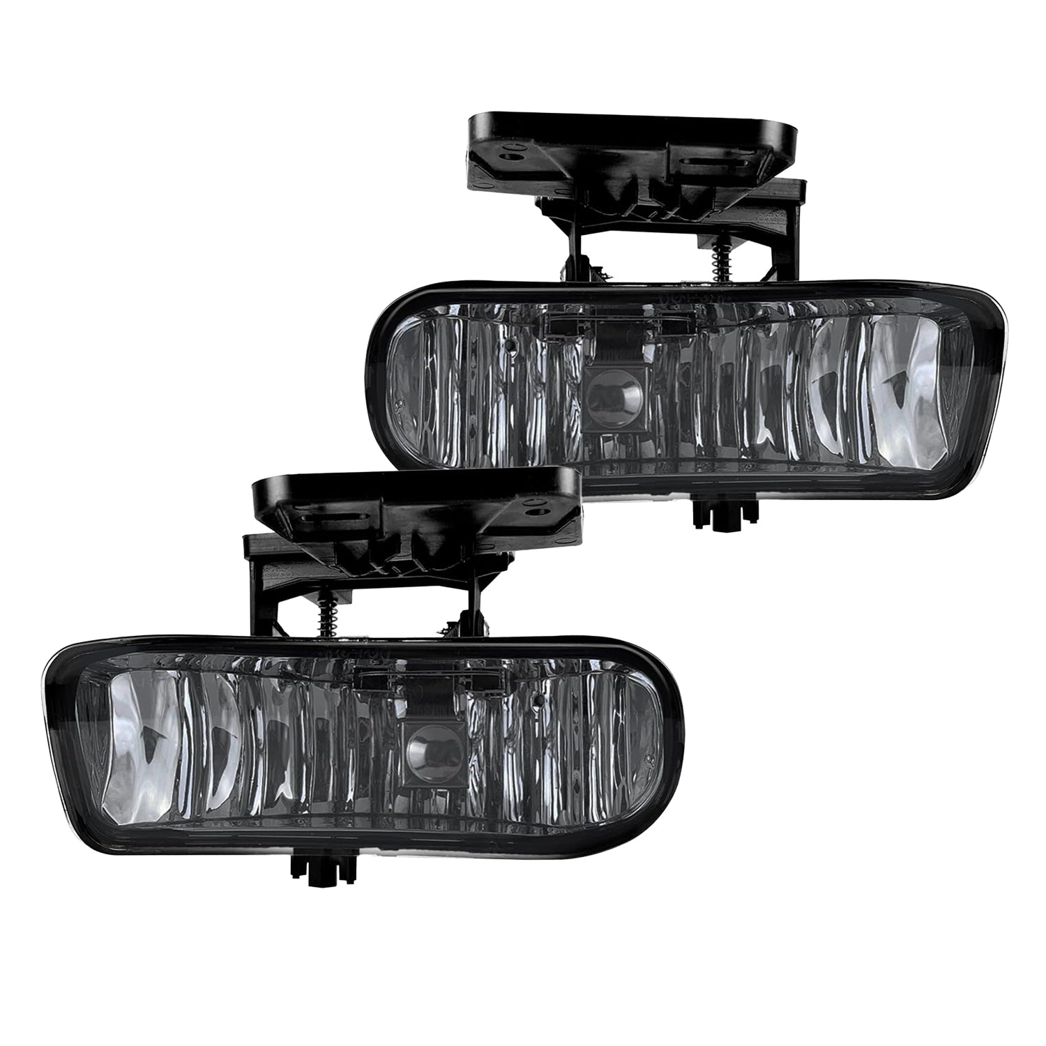 1999–2002 GMC Sierra & 2000–2006 GMC Yukon Fog Lights Assembly Replacement | Smoked Lens | 1 Pair
