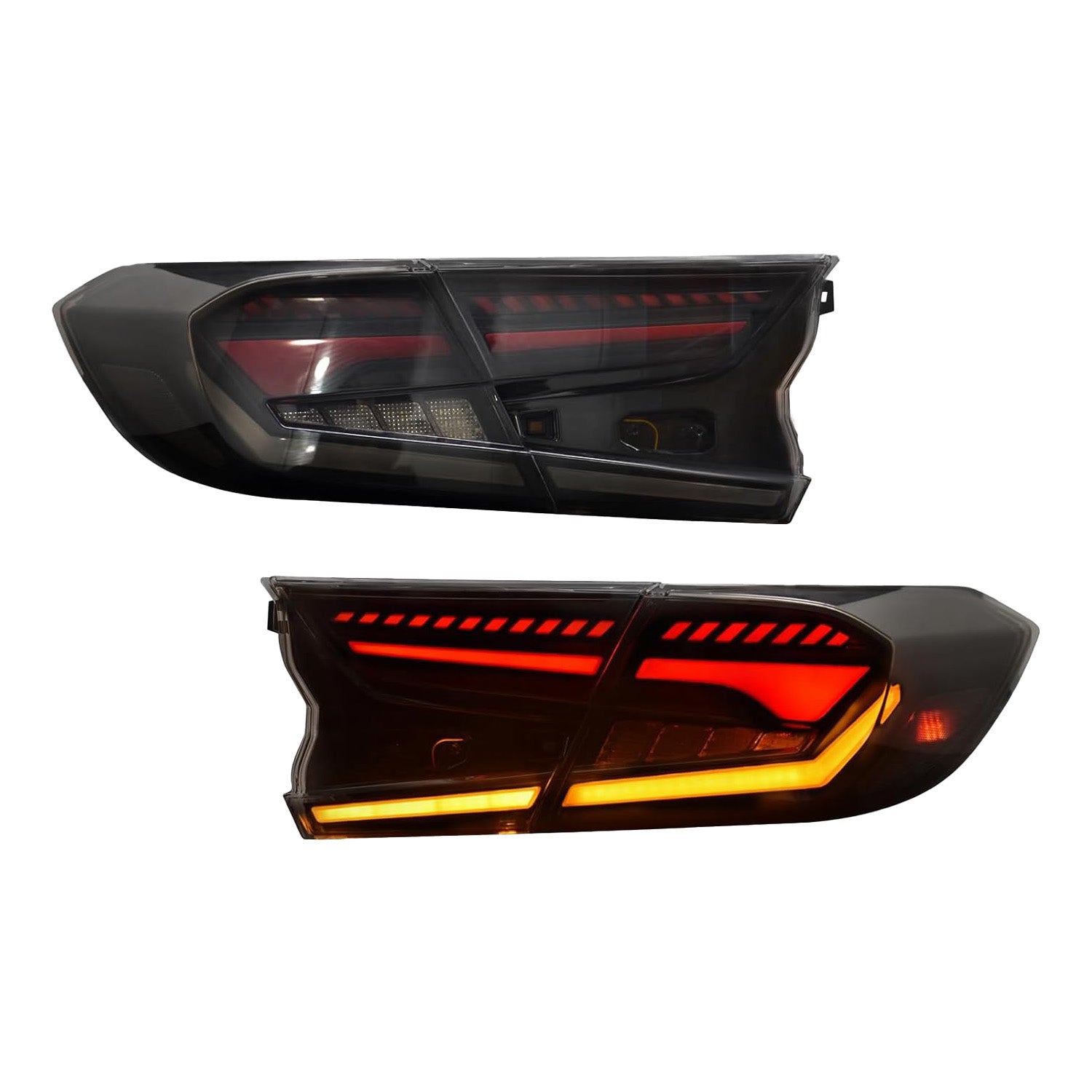 2018–2022 Honda Accord LED Tail Lights | Sequential Start-Up | Smoked Rear Lamps | 10th Gen Upgrade