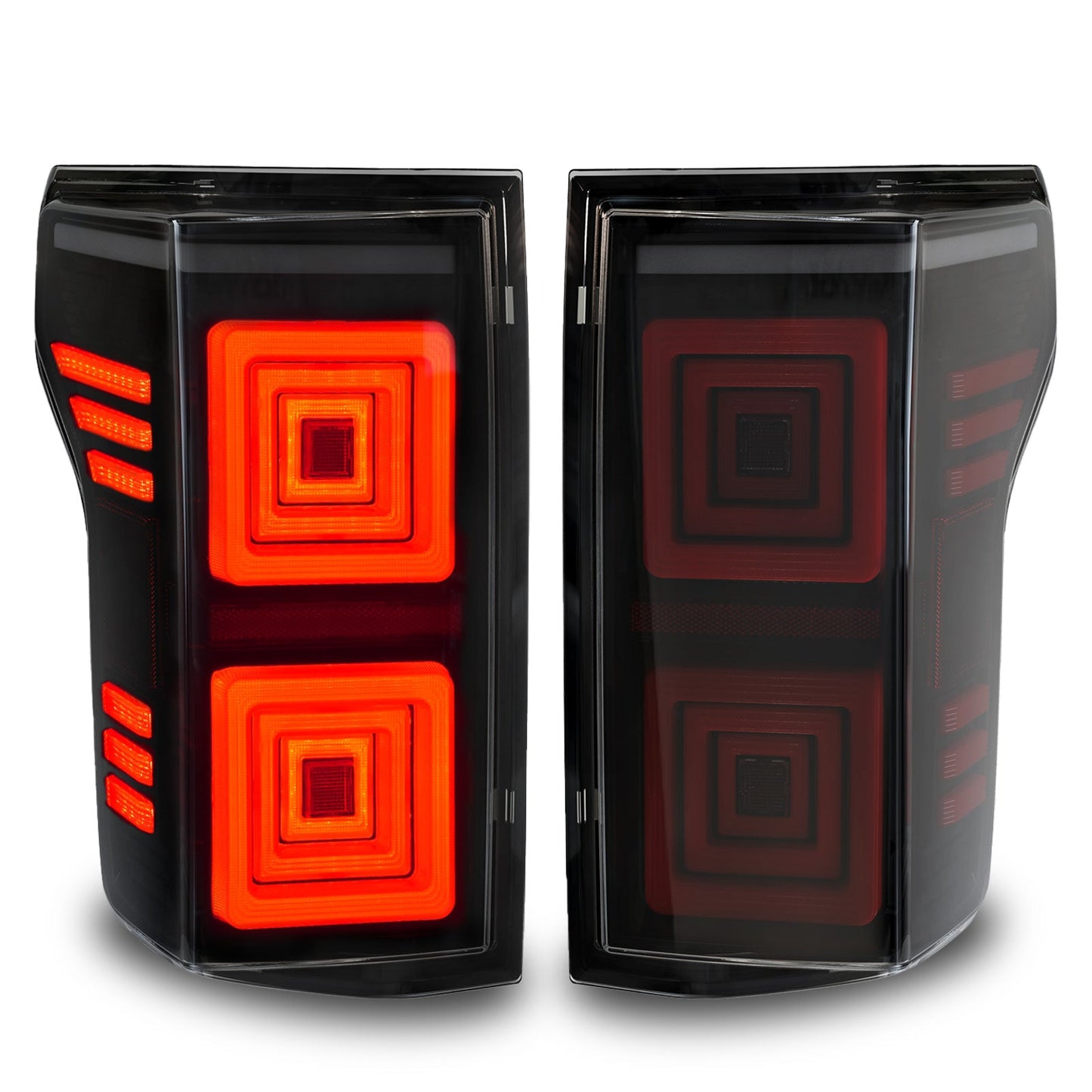 Full LED Tail Lights for 2015-2020 Ford F150, Unique Shaped Attractive Design Tail Lamp, Turn Signal Reverse Brake Rear Lights Assembly
