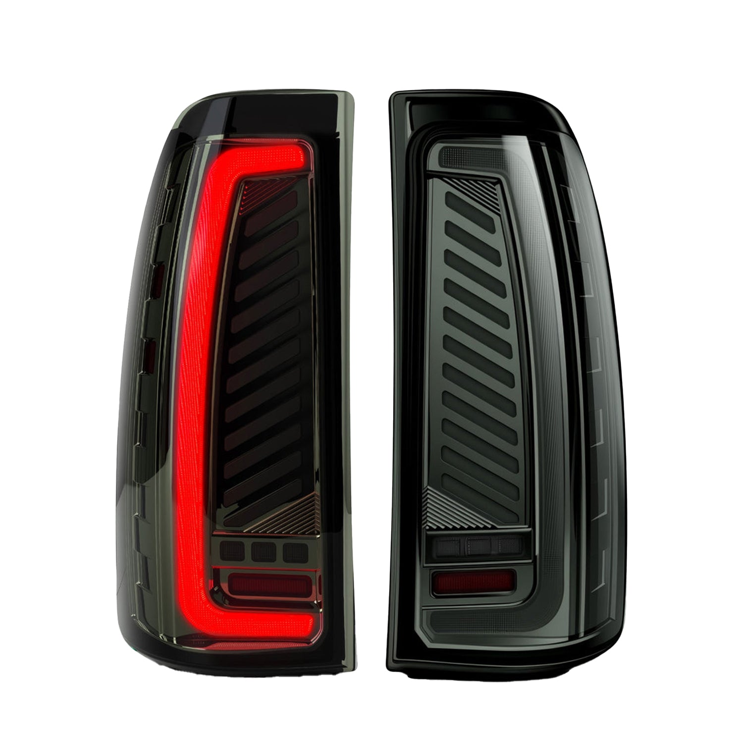2003–2006 Chevy Silverado LED Tail Lights | Startup Animation | Smoked Plug & Play