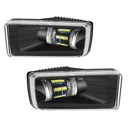LED Fog Lights for 2007-2014 Chevy Silverado, 2007-2015 Suburban, 2007-2013 Avalanche, 2007-2013 Tahoe