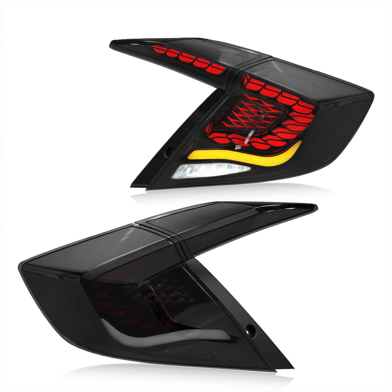 2016-2021 Honda Civic 10th Gen Sedan Sequential LED Tail Lights | Start-Up Animation & Dynamic Turn Signal