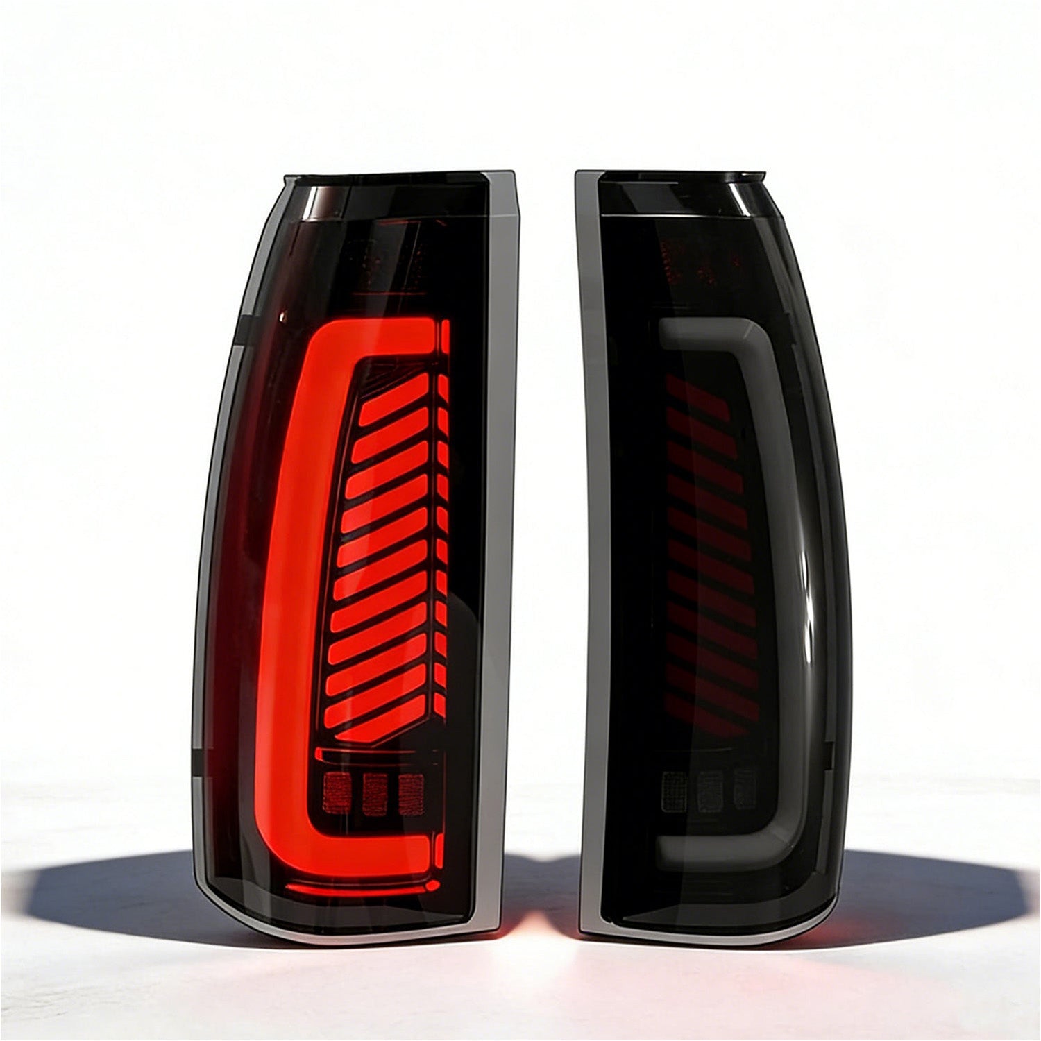 1988-1998 Chevy GMC C/K Silverado Sierra / 1992-1999 Suburban Yukon / 1995-1999 Tahoe Sequential LED Tail Lights – Start-Up Animation, Dynamic Turn Signal