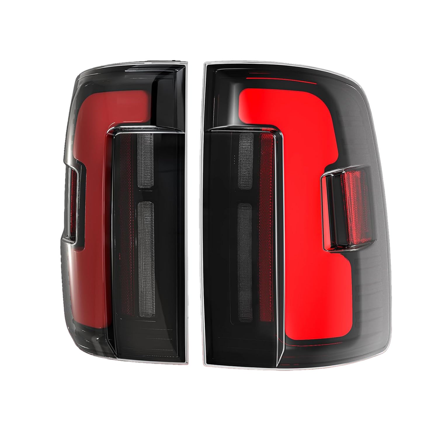 2009-2018 Dodge Ram Sequential LED Tail Lights | Smoked | Start-Up Animation & Dynamic Turn Signal