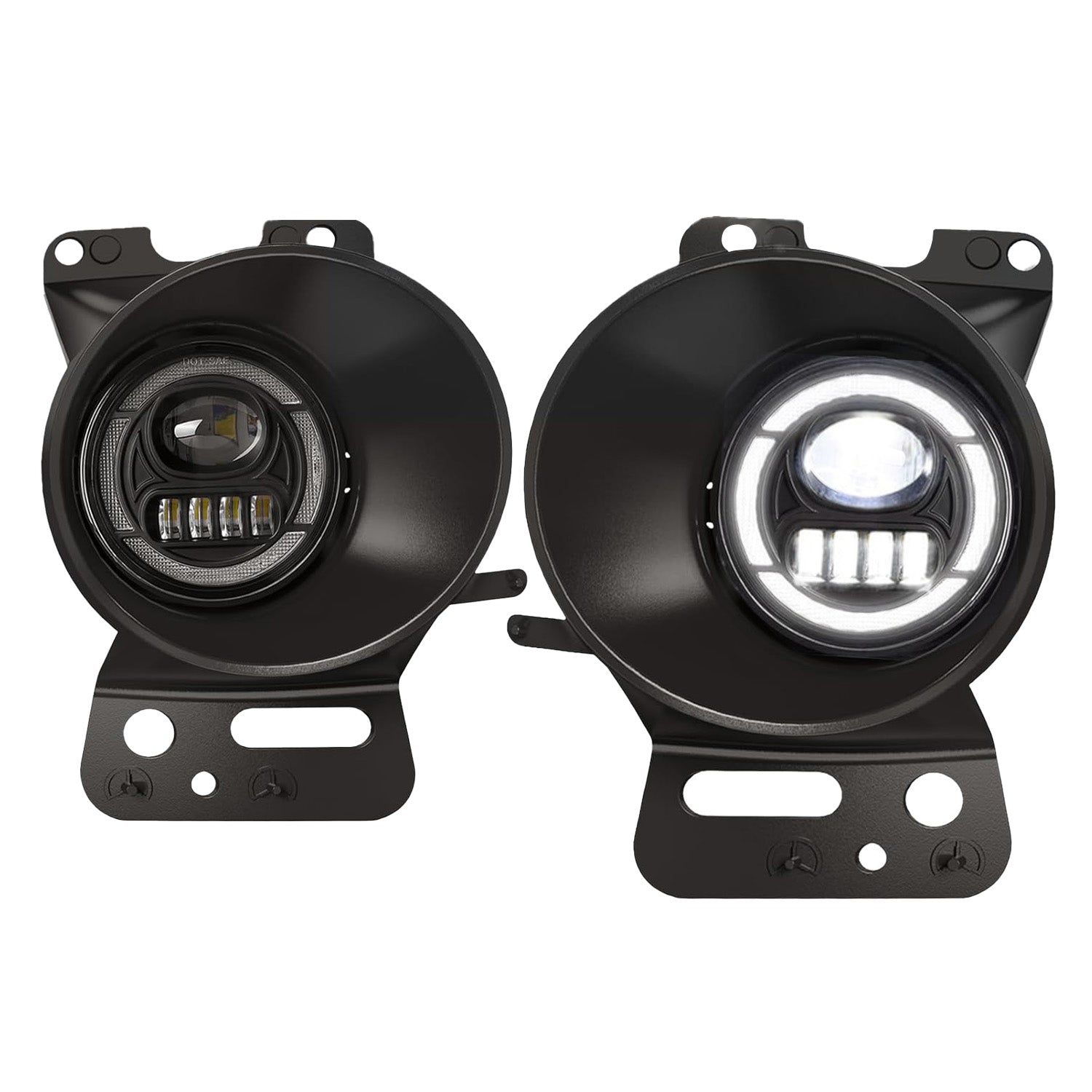 2005–2008 Ford F-150 & 2006–2010 Lincoln Mark LT LED Fog Lights | DRL & Turn Signal | 2500LM | DOT & SAE Approved | 1 Pair