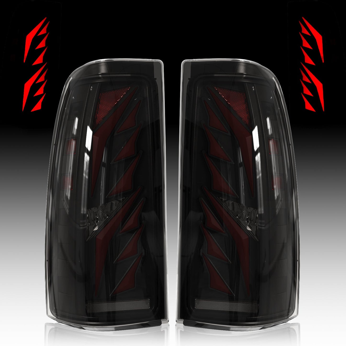 Led Tail Lights for 1999-2006 Chevy Silverado 1500, 2500, 2001-2006 Silverado 3500
