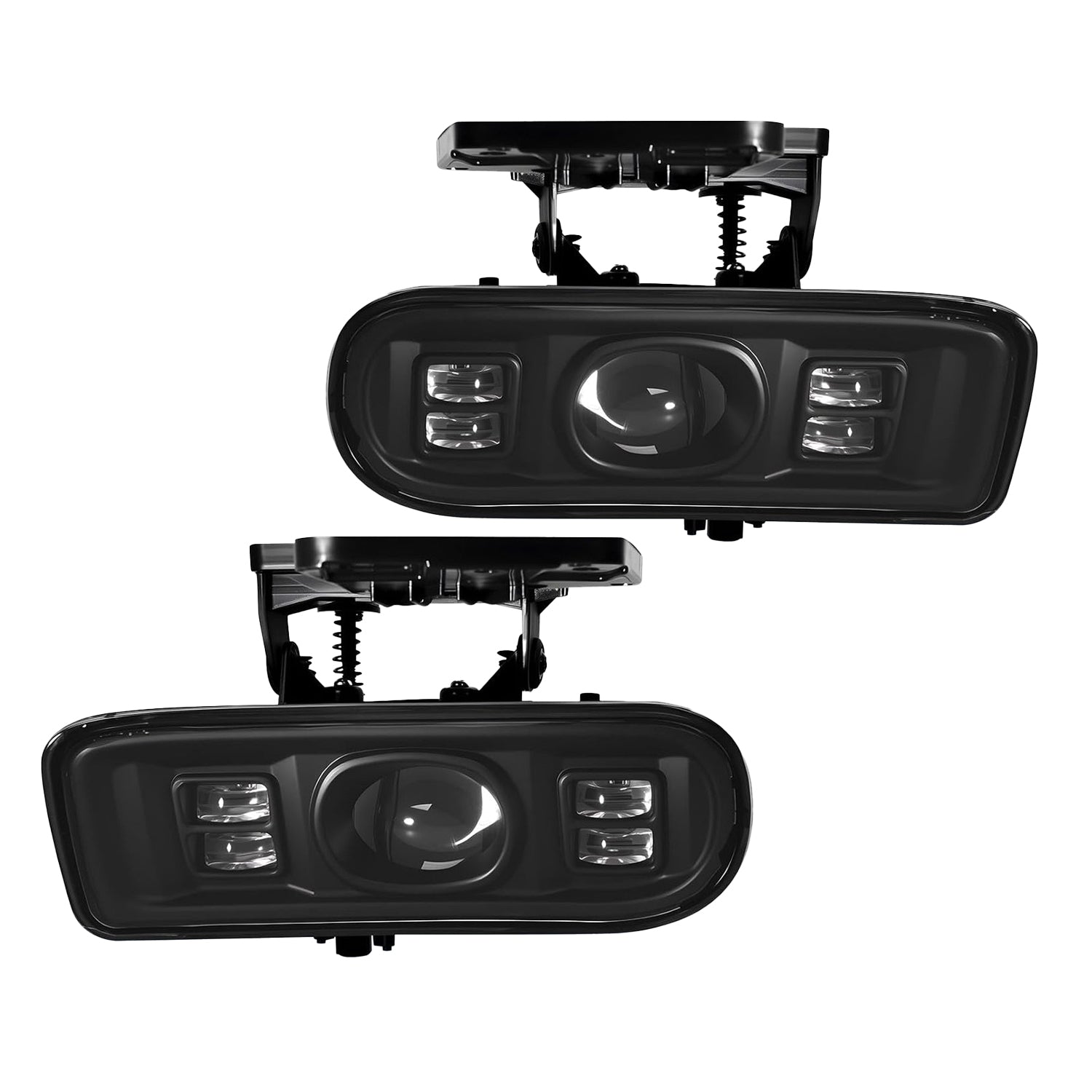 1999–2006 GMC Yukon / 1999–2002 GMC Sierra LED Fog Lights Assembly Replacement | Front Bumper Driving Lamps | Plug & Play | 1 Pair