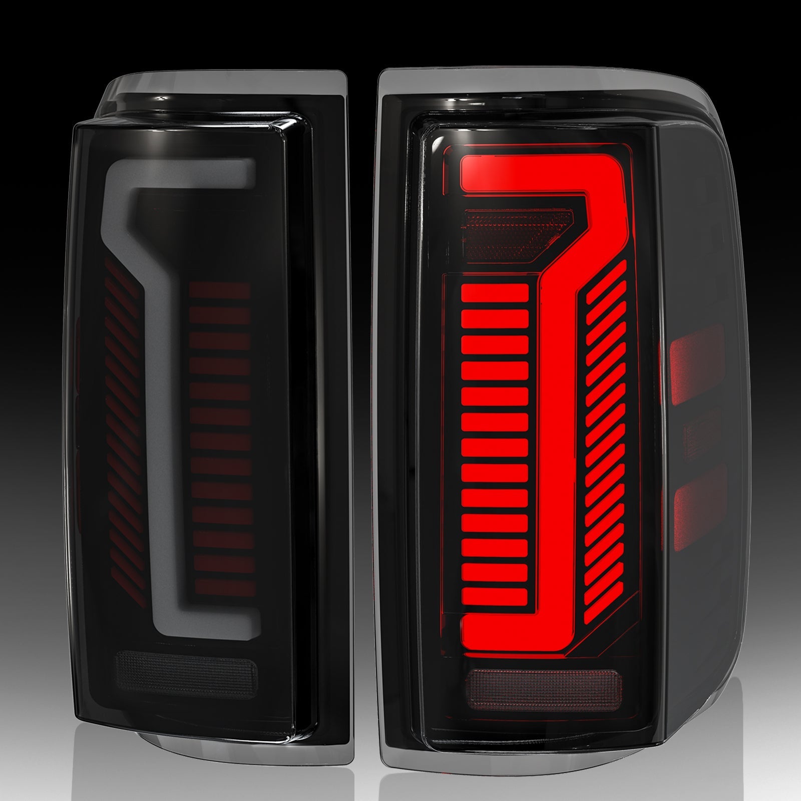 2004-2008 Ford F150 Sequential LED Tail Lights | Smoked | Start-Up Animation & Dynamic Turn Signal
