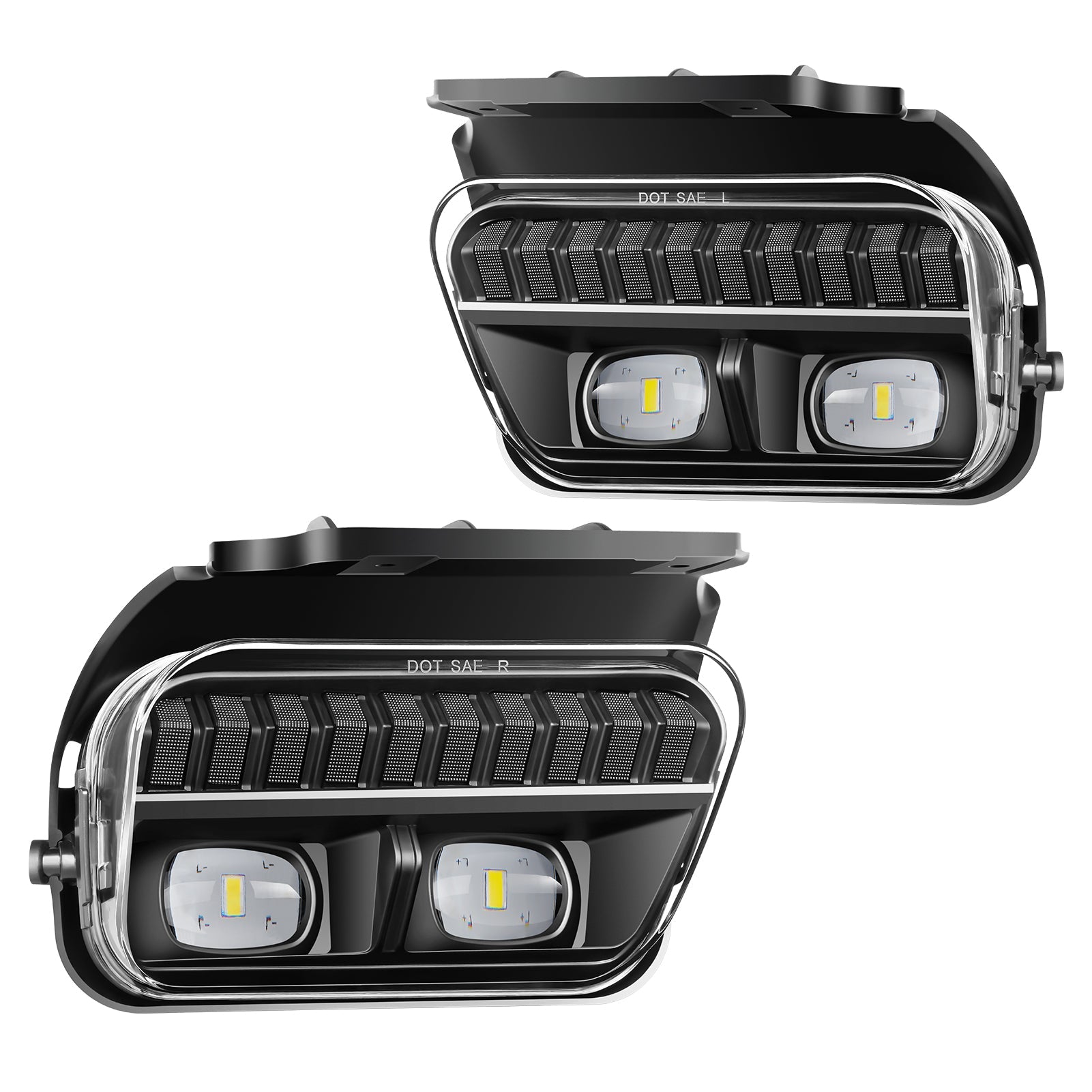 2003-2006 Chevy Silverado / 2002-2006 Chevy Avalanche LED Fog Lights | Clear Lens