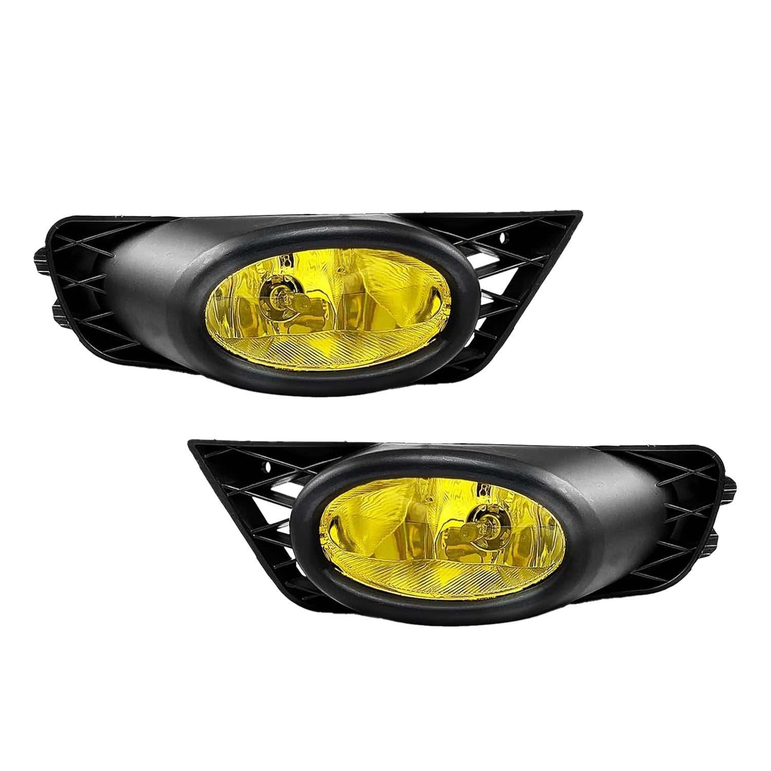 2009–2011 Honda Civic Sedan Fog Lights | Amber Lens | DOT & SAE Approved | With Wiring Harness & Switch | 1 Pair