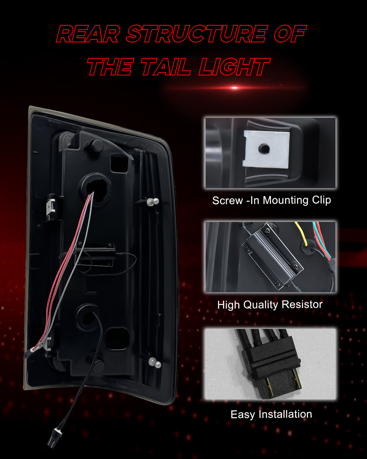Sequential Full Led taillights for 2007-2008 dodge ram 1500 2007-2009 dodge ram 2500 3500 Starting Animated Rear Light Assembly, Dynamic Turn Signal,Brake Light,Reverse Light Smoked