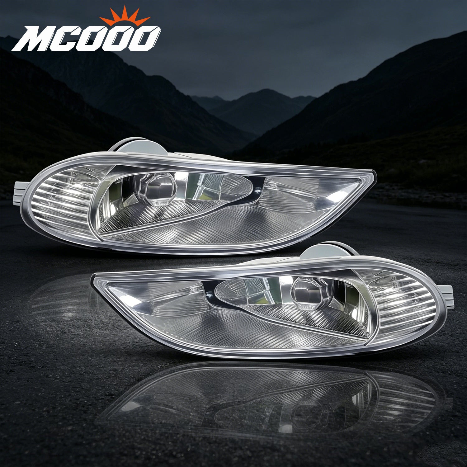 2002–2008 Toyota Fog Lights | Camry Corolla Solara | Clear Lens 9006 Halogen