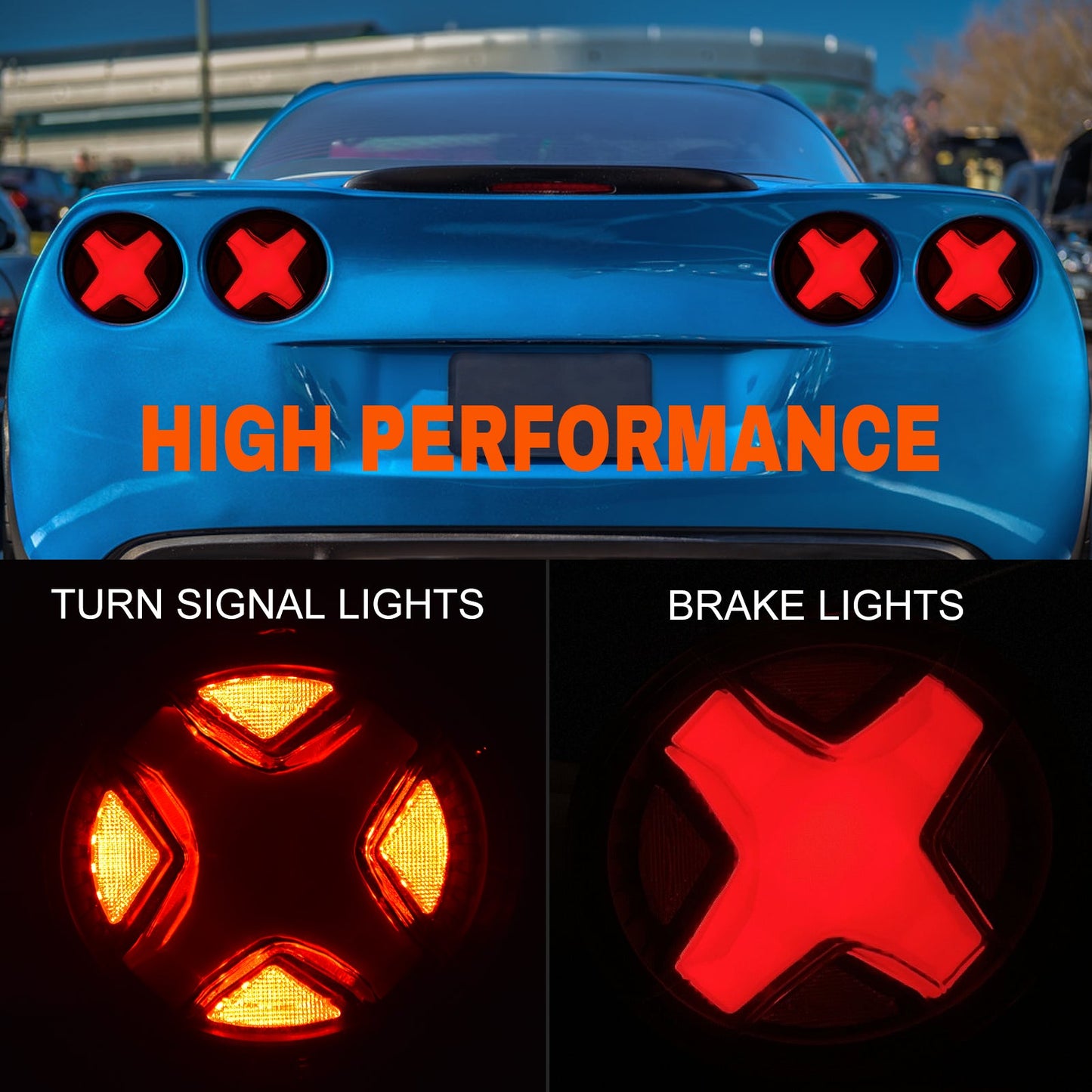 Tail Lights for 2005-2013 Chevy Corvette C6
