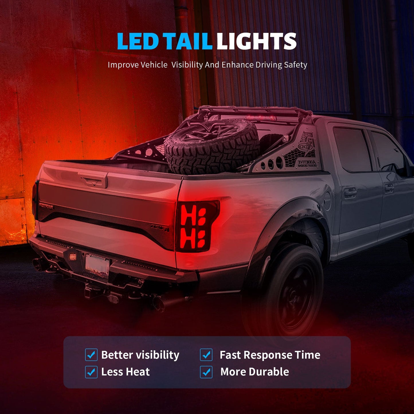 LED Tail Light for 2015-2020 Ford F150 (1 pair)