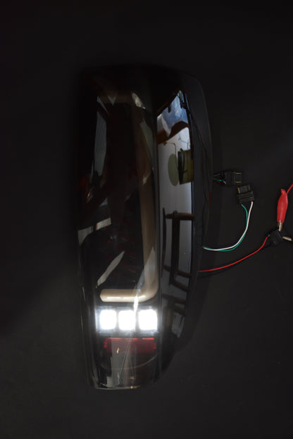 Full Led tail lights for 2004-2012 Chevy Colorado,GMC Canyon Starting Animated Rear Light Assembly, Dynamic Turn Signal,Brake Light,Reverse Light Smoked