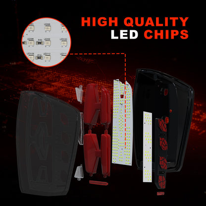 Tail Lights for 2016-2023 Toyota Tacoma with Smoked Lenses