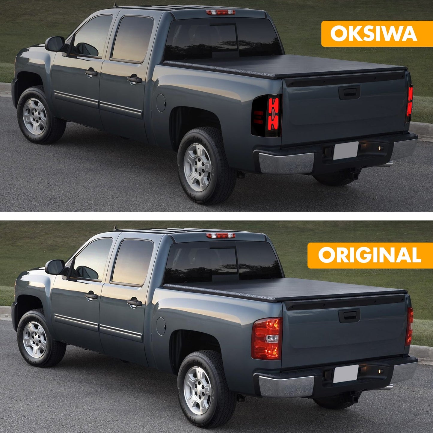 Tail Light Assembly Smoke Lens  for 2007-2013 Chevy Silverado 1500 2500HD 3500HD