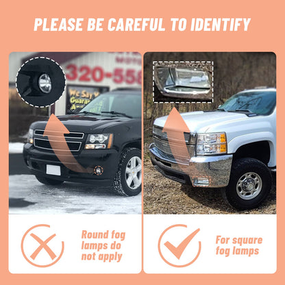 LED Fog Lights Assembly for Chevy Silverado, Chevy Avalanche,Tahoe, Suburban