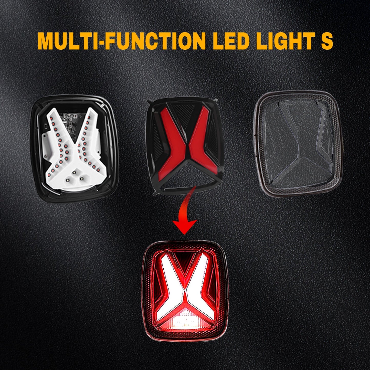 LED Tail Lights for Jeep Wrangler CJ YJ TJ (1 pair)