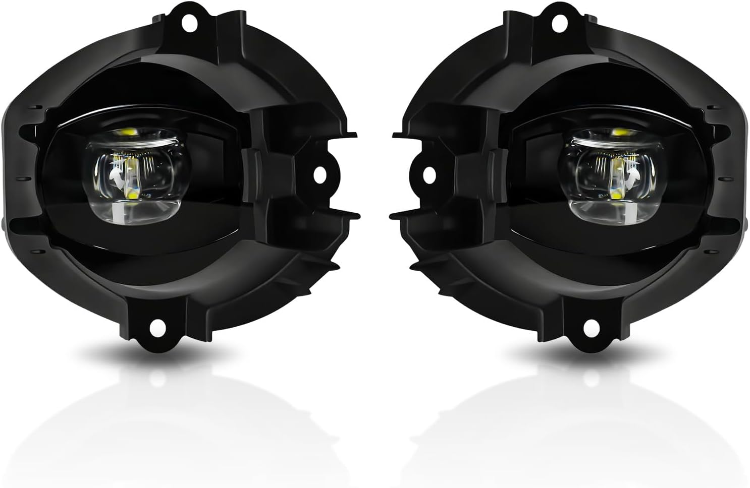 Mcooo LED Fog Lights for 2006 2007 2008 Toyota RAV4,1 Pair Front Driving Fog Lamps Kits with Wiring Harness Switch,Clear Lens