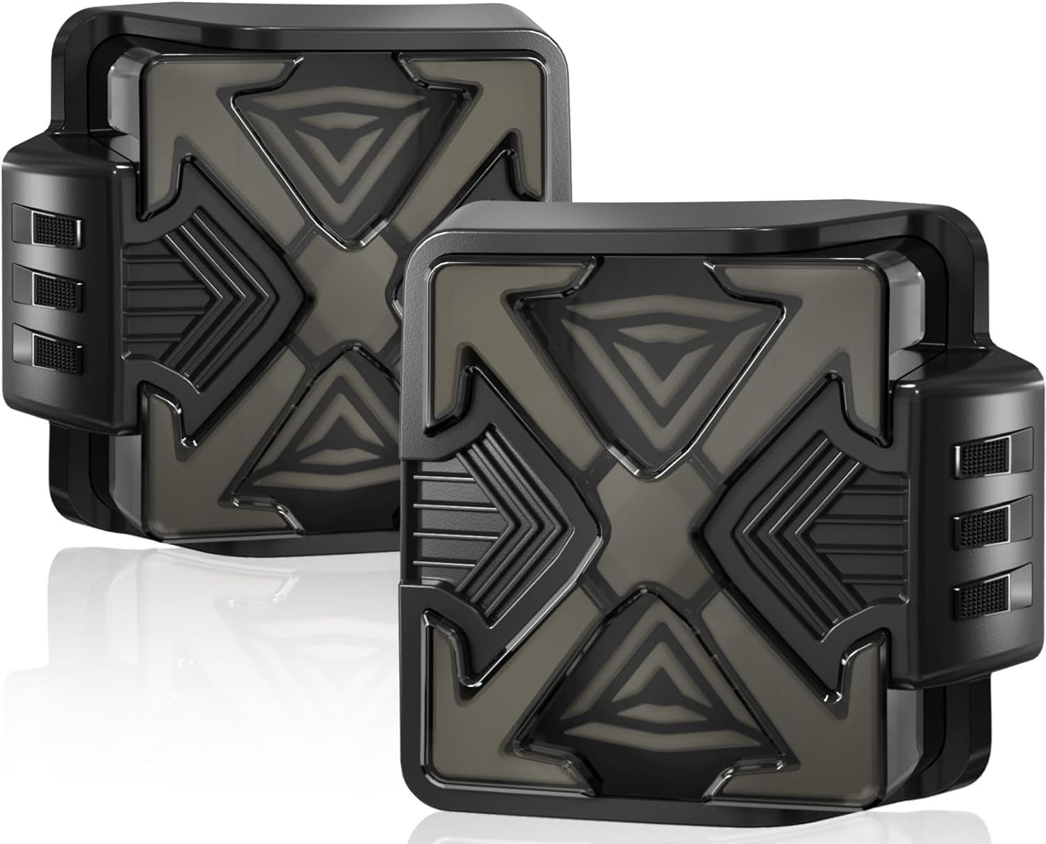 Mcooo LED Tail Lights Fit For 2007-2018 Jeep Wrangler JK JKU Sport/Sahara/Rubicon, with Starting Dynamic Animation,Unique Shaped Design (X Smoked1)