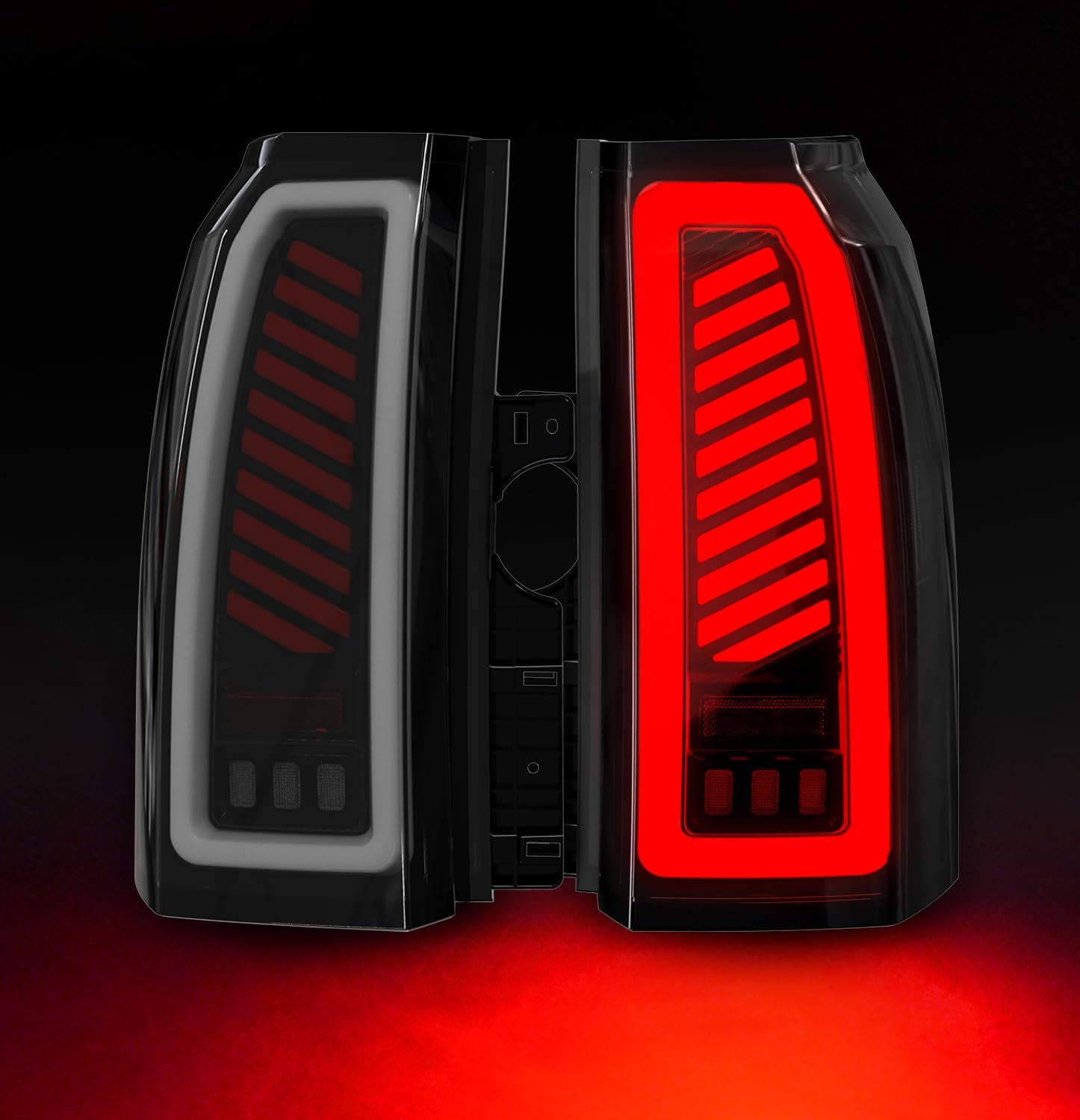 2015-2020 GMC Yukon / Yukon XL Denali/SLE/SLT Sequential LED Tail Lights | Smoked | Start-Up Animation & Dynamic Turn Signal