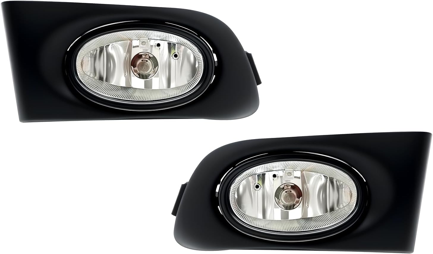 Mcooo Fog Lights Assembly Compatible With 2001 2002 2003 Honad Civic 2DR/4DR Front Bumper Fog lights with Switch and Wiring Harness- 1 Pair