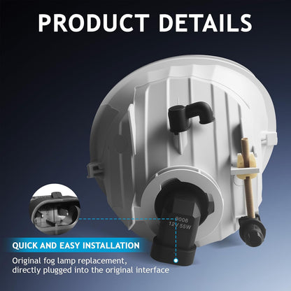 mcooo Fog Lights for 2006 2007 2008 2009 Toyota 4Runner, Front Driving Fog Light Lamps with 9006 Halogen Bulbs, Assembly Replacement Kit