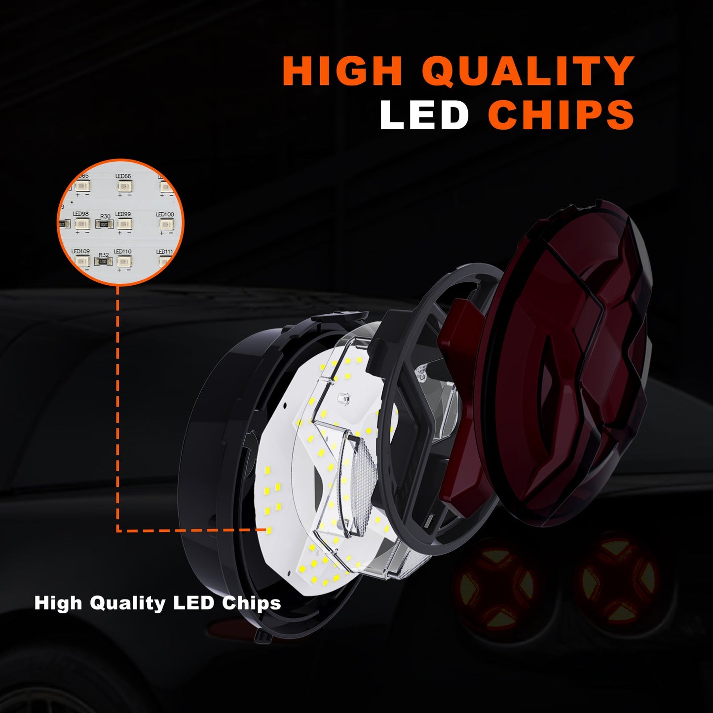 Tail Lights for 2005-2013 Chevy Corvette C6