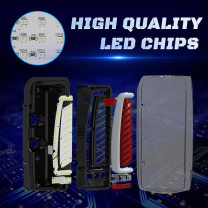 LED Tail Light for 1989--1996 Ford F150 F250 F350 with Smoked Lens