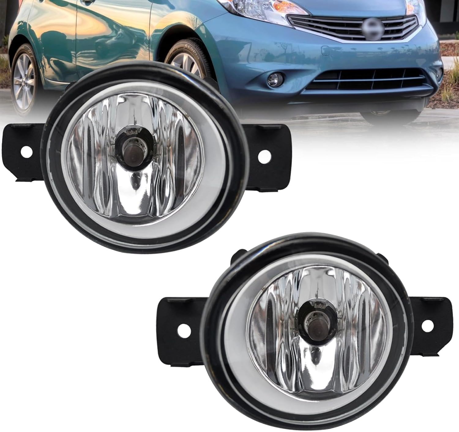 Nissan Altima 2008-2013 / Rogue 2008-2015 / Maxima 2009-2014 / Versa 2012-2016 / Murano 2015-2016 Halogen Fog Lights Replacement