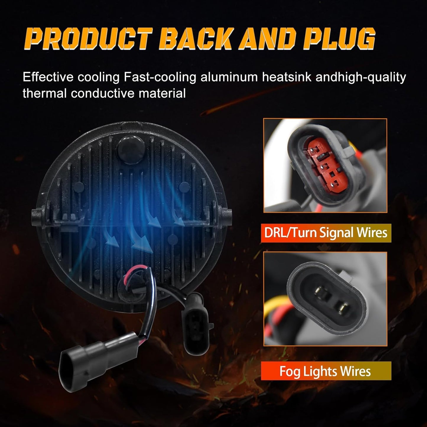 Led Fog Lights with DRL/Turn Signal for Ford F150 2006 2007 2008 2009 2010 2011 2012 2013 2014 Bumper Driving Fog Lamp